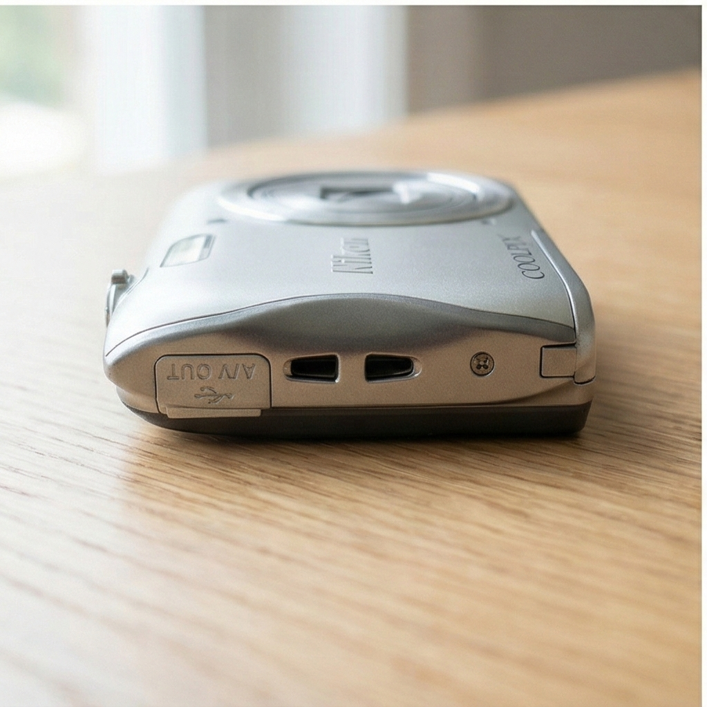 Nikon Coolpix S3700 Silver Digital Camera